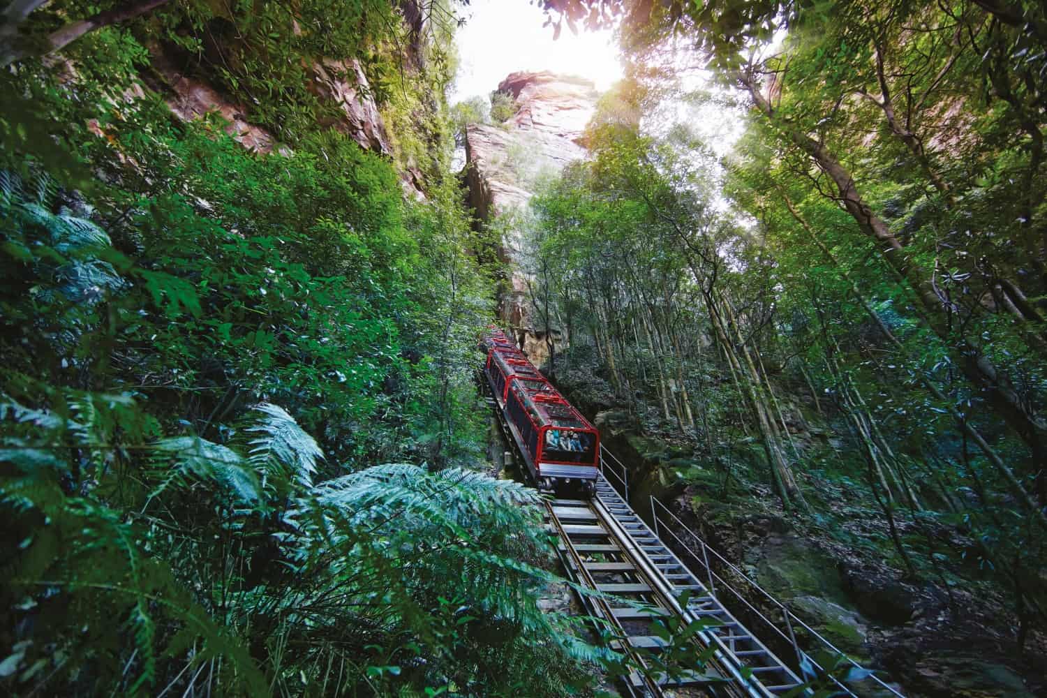 The Mountain Devil Scenic World railway