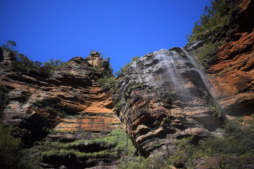 Wentworth Falls located in the Blue Mountains, NSW. 