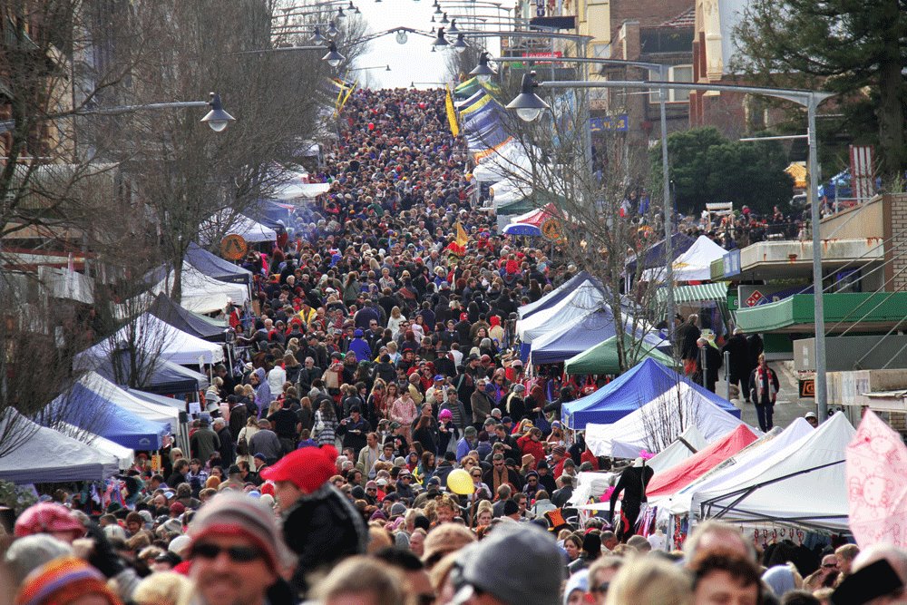 The Winter Magic Festival located in Katoomba